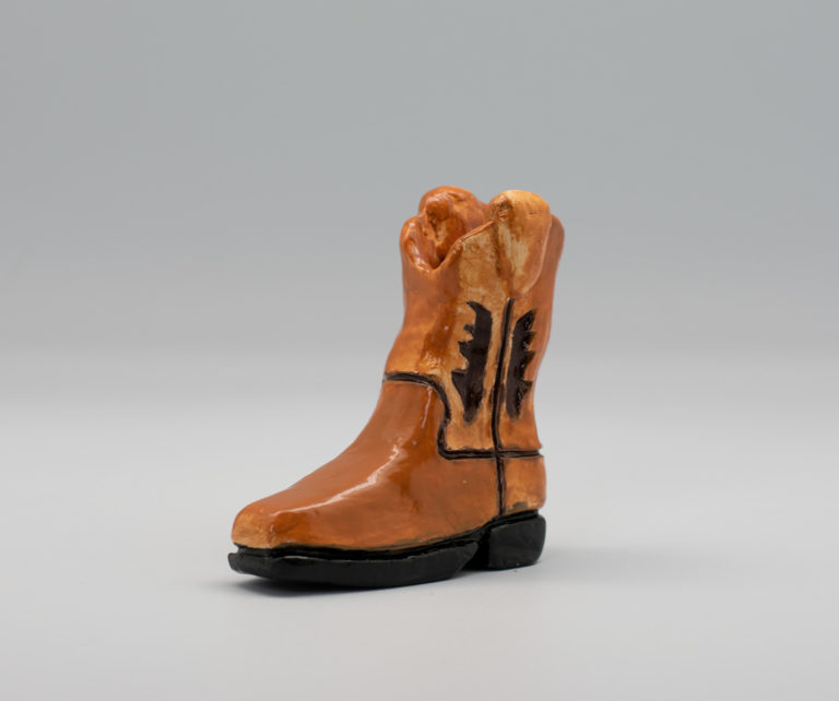 The Boot by Timothy Wright. Third place, three-dimensional art, ages 16 to 19. NFS.