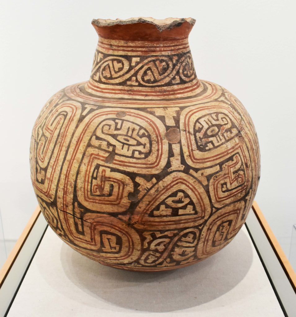 Photo 1: Storage Jar, Marajo Island, Brazil, ca. 400 - 800, (Loan, Courtesy of R. Weiss)